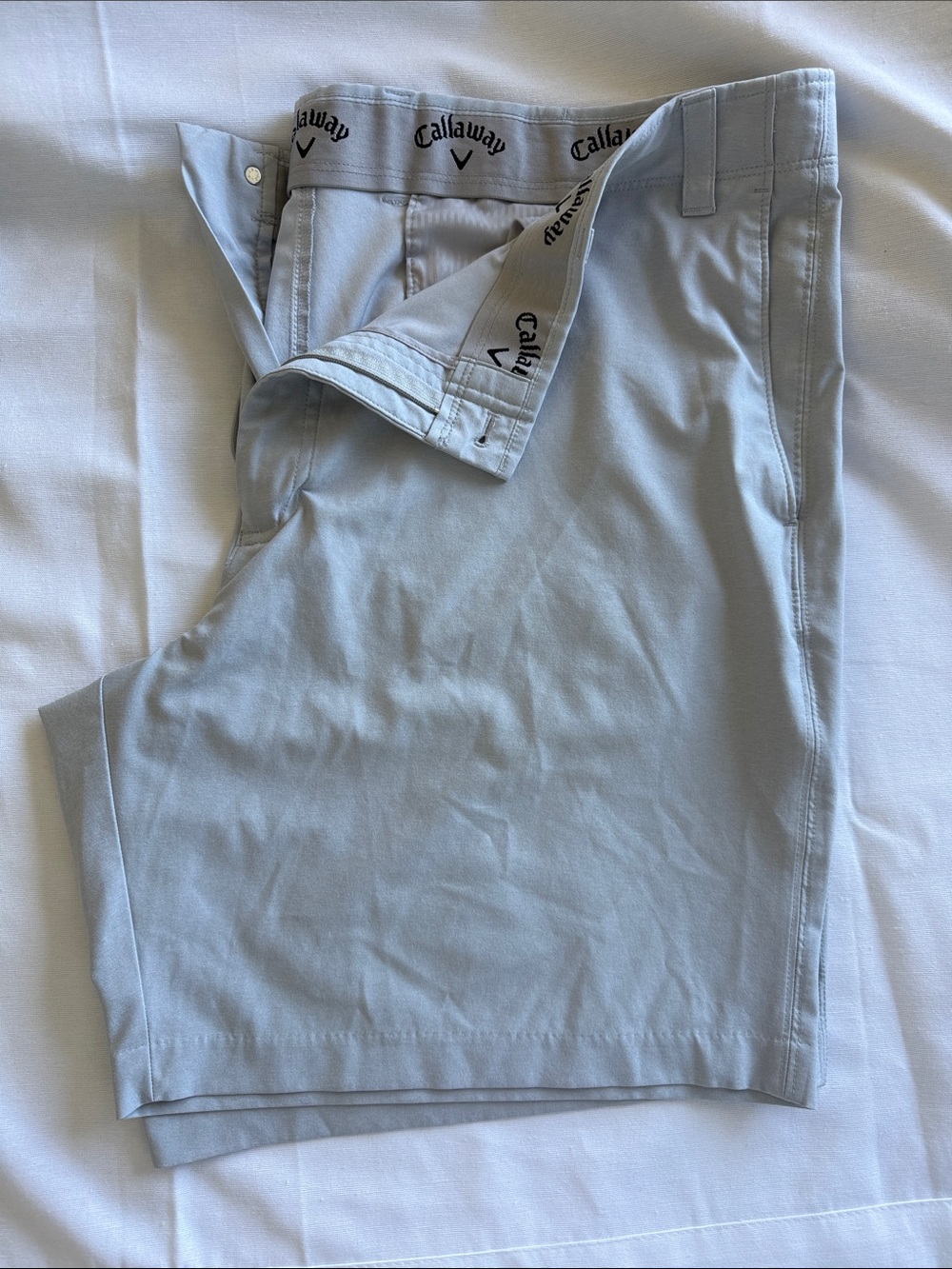 Callaway Light Blue Men's Golf Chino Shorts